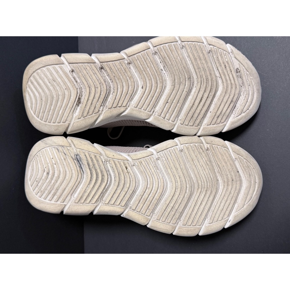 Skechers Bobs Sport Squad Tan Knit Memory Foam Sneakers Womens Shoes Size 6 - Picture 7 of 10
